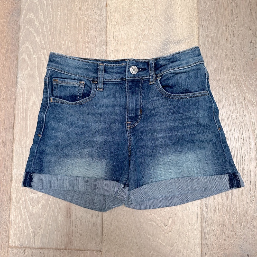 Gap Kids Girls Midi Jean Shorts